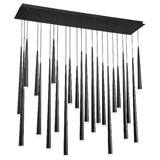 Modern Forms Cascade Etched Glass Rectangular Multi-Light Pendant Light