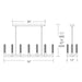 Modern Forms Cinema Linear Suspension Light