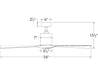 Modern Forms Fans Aviator Three Blade Smart Ceiling Fan