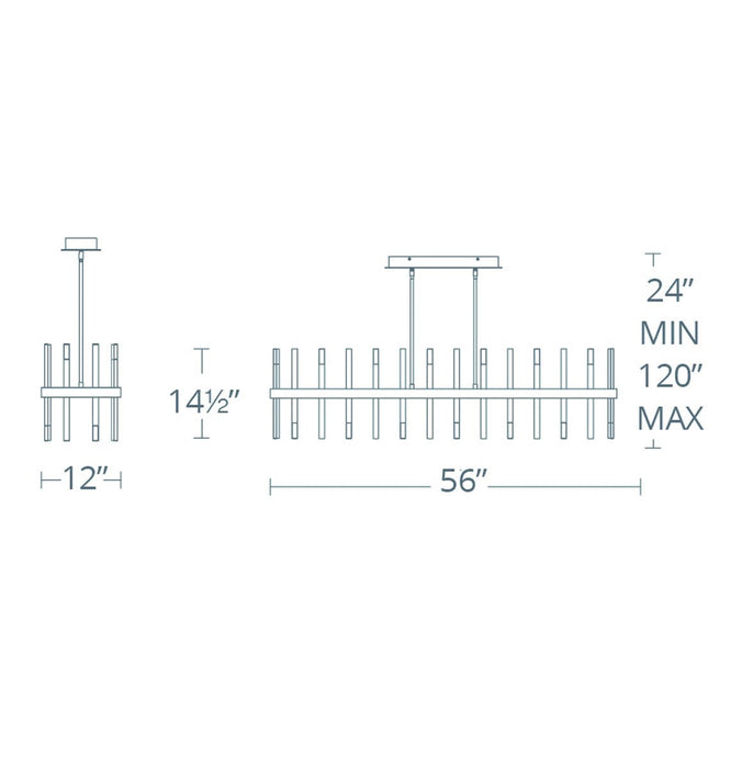 Modern Forms Harmonix Linear Suspension