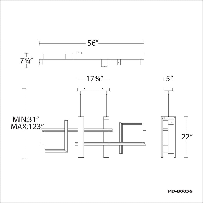 Modern Forms Jackal Linear Pendant