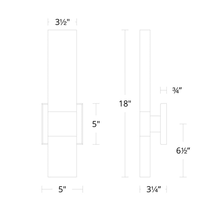 Modern Forms Reflect LED Outdoor Wall Sconce