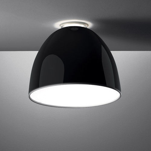 Nur Gloss LED Ceiling Light - Black Gloss