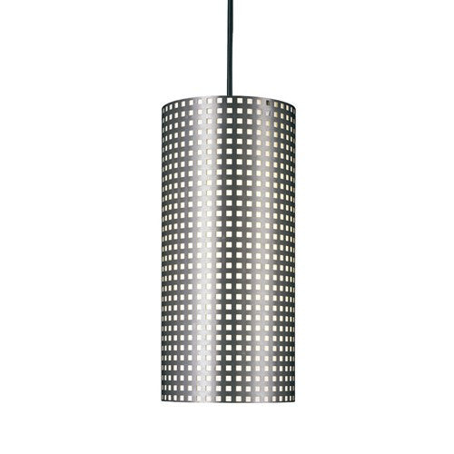 Grid Pendant - Brushed Nickel Finish