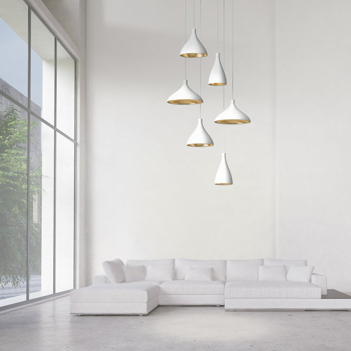 Pablo Swell 6-Light Chandelier