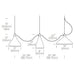 Pablo Swell String 3 Mixed Modular Suspension Light