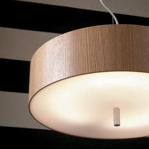 Ronda Suspension Light - Oak Finish