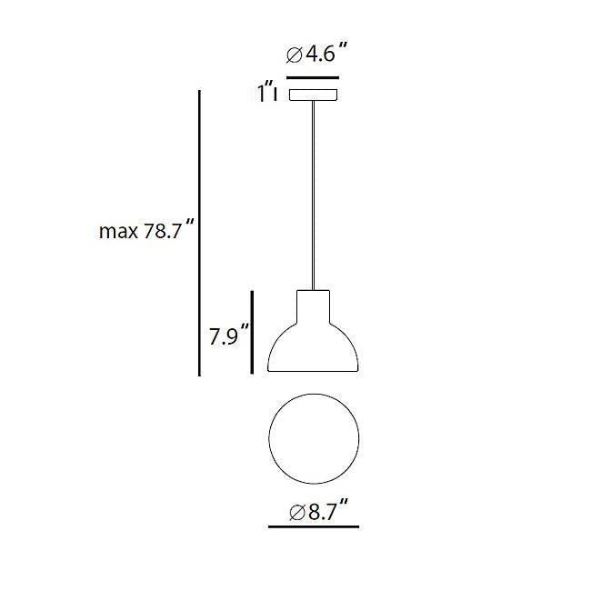 Seed Design Castle Bell Pendant
