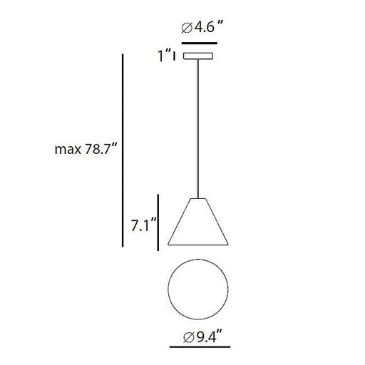 Seed Design Castle Cone Pendant Light