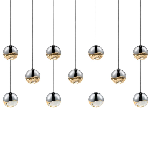 Sonneman Grapes 11-Light Rectangle Large LED Pendant