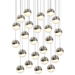 Sonneman Grapes 12 & 24 Light LED Round Multipoint Chandelier
