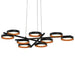 Sonneman Light Guide Ring 9-Light LED Chandelier