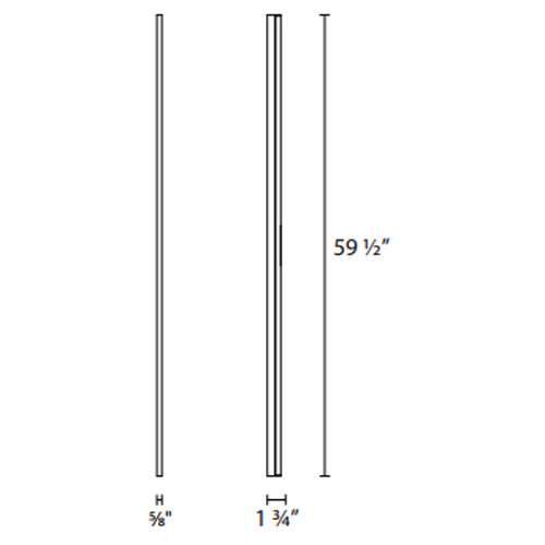 Sonneman Stiletto Lungo LED Wall Bar