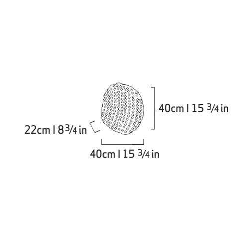 Tati Large Wall Light - Diagram