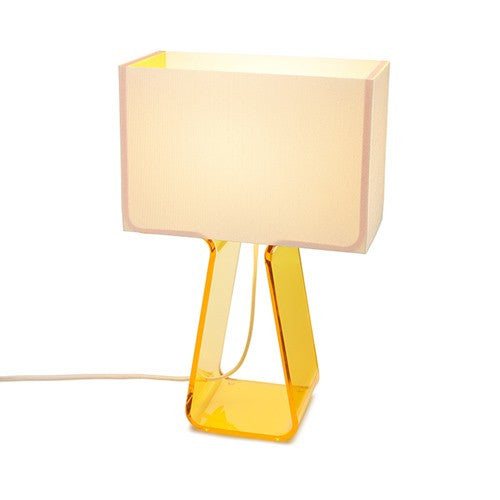Tube Top Table Lamp - Yellow