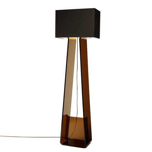 Tube Top Floor Lamp - Charcoal/Charcoal