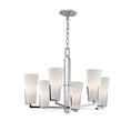 Load image into Gallery viewer, Upton 6 Light Chandelier - Polished Nickel
