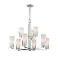 Load image into Gallery viewer, Upton 9 Light Chandelier - Polished Nickel
