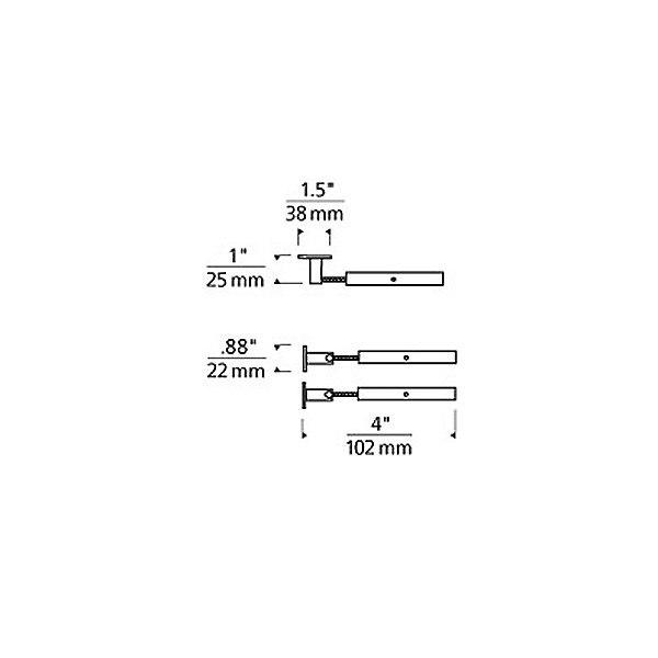Visual Comfort Architectural Kable Lite Slimline Turnbuckles