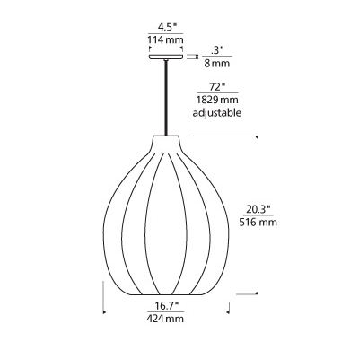 Visual Comfort Modern HARPER PENDANT