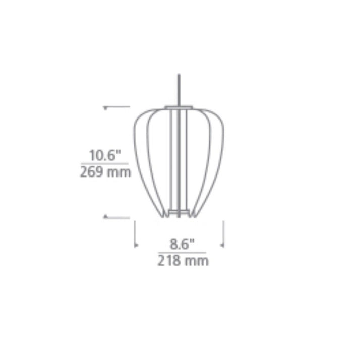 Visual Comfort Modern Mini Nyra Pendant