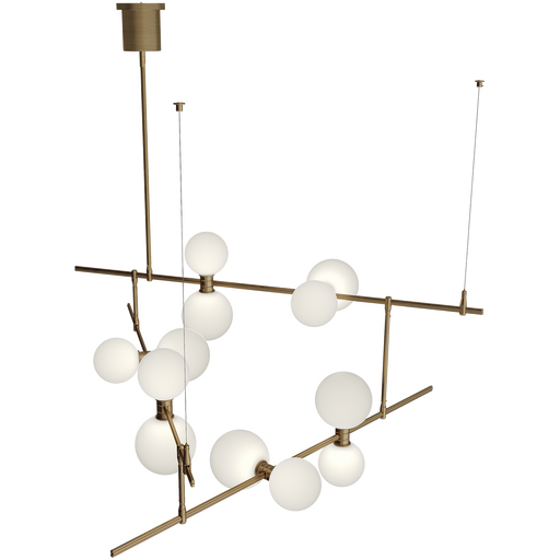 Visual Comfort Modern MODERNRAIL CHANDELIER 2