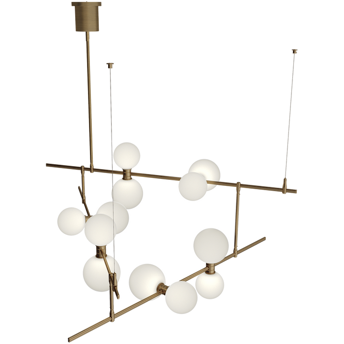 Visual Comfort Modern MODERNRAIL CHANDELIER 2