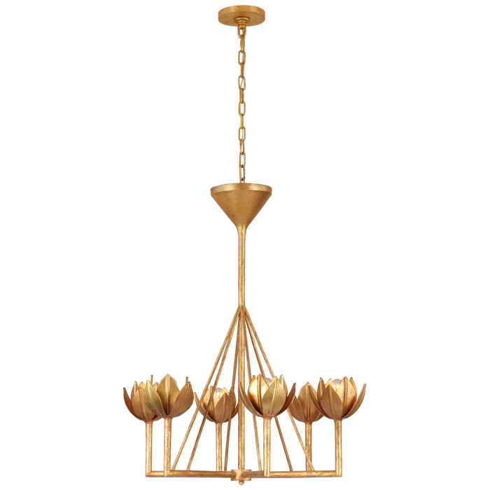 Visual Comfort Signature Alberto Small Single Tier Chandelier
