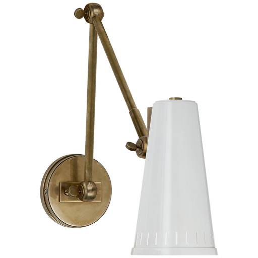 Visual Comfort Signature Antonio Adjustable Two Arm Wall Lamp