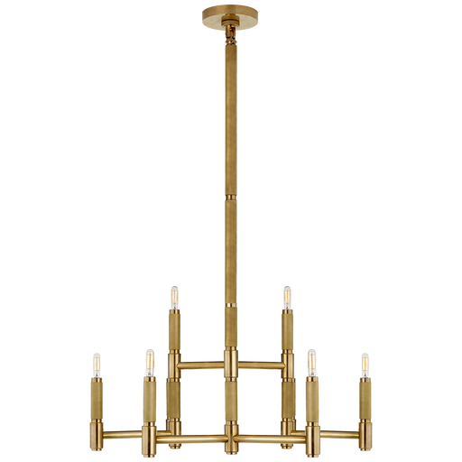 Visual Comfort Signature Barrett Knurled Chandelier