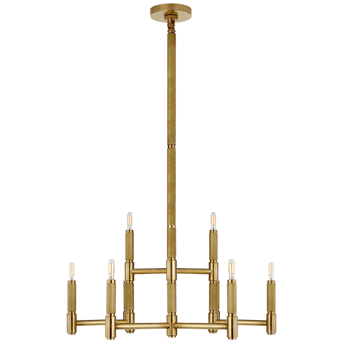 Visual Comfort Signature Barrett Knurled Chandelier