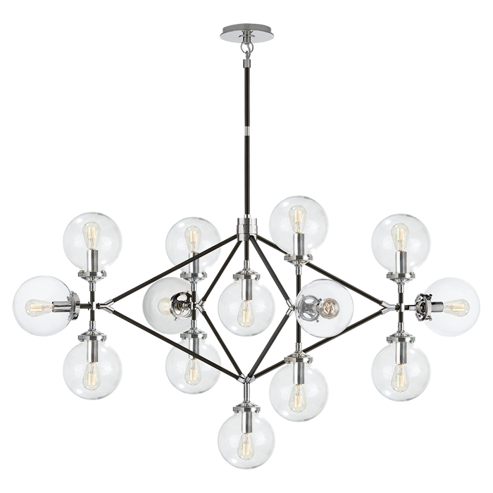 Visual Comfort Signature Bistro Four Arm Chandelier