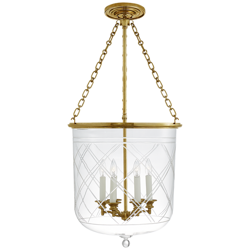Visual Comfort Signature Cambridge Large Smoke Bell Pendant