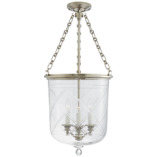 Visual Comfort Signature Cambridge Medium Smoke Bell Pendant