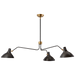 Visual Comfort Signature Charlton Triple Arm Chandelier