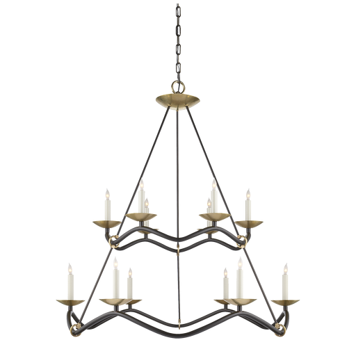 Visual Comfort Signature Choros Two-Tier Chandelier