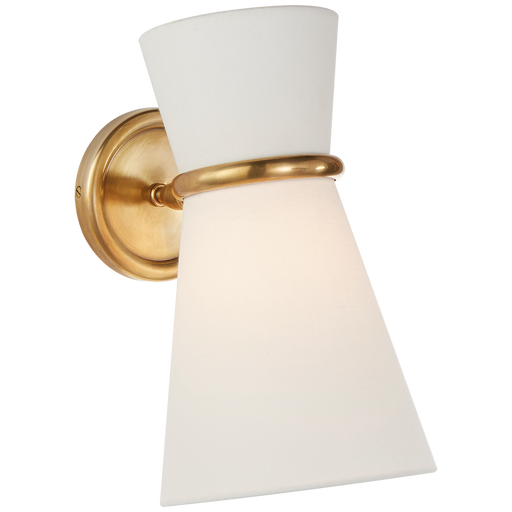 Visual Comfort Signature Clarkson Small Single Pivoting Sconce