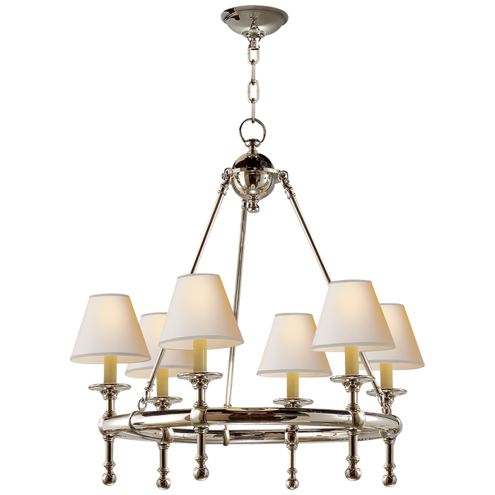 Visual Comfort Signature Classic Mini Ring Chandelier