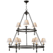 Visual Comfort Signature Classic Two-Tier Ring Chandelier