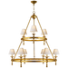 Visual Comfort Signature Classic Two-Tier Ring Chandelier