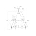 Visual Comfort Signature Classic Two-Tier Ring Chandelier
