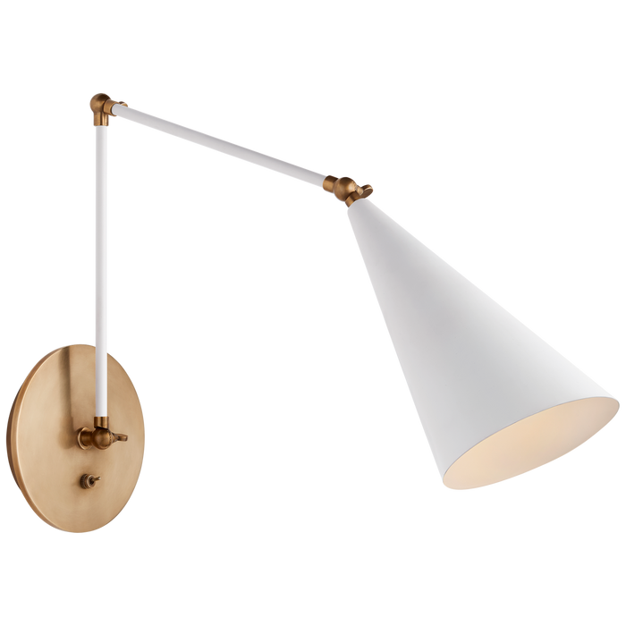 Visual Comfort Signature Clemente Double Arm Library Sconce