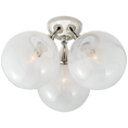 Load image into Gallery viewer, Visual Comfort Signature Cristol Large Triple Flush Mount
