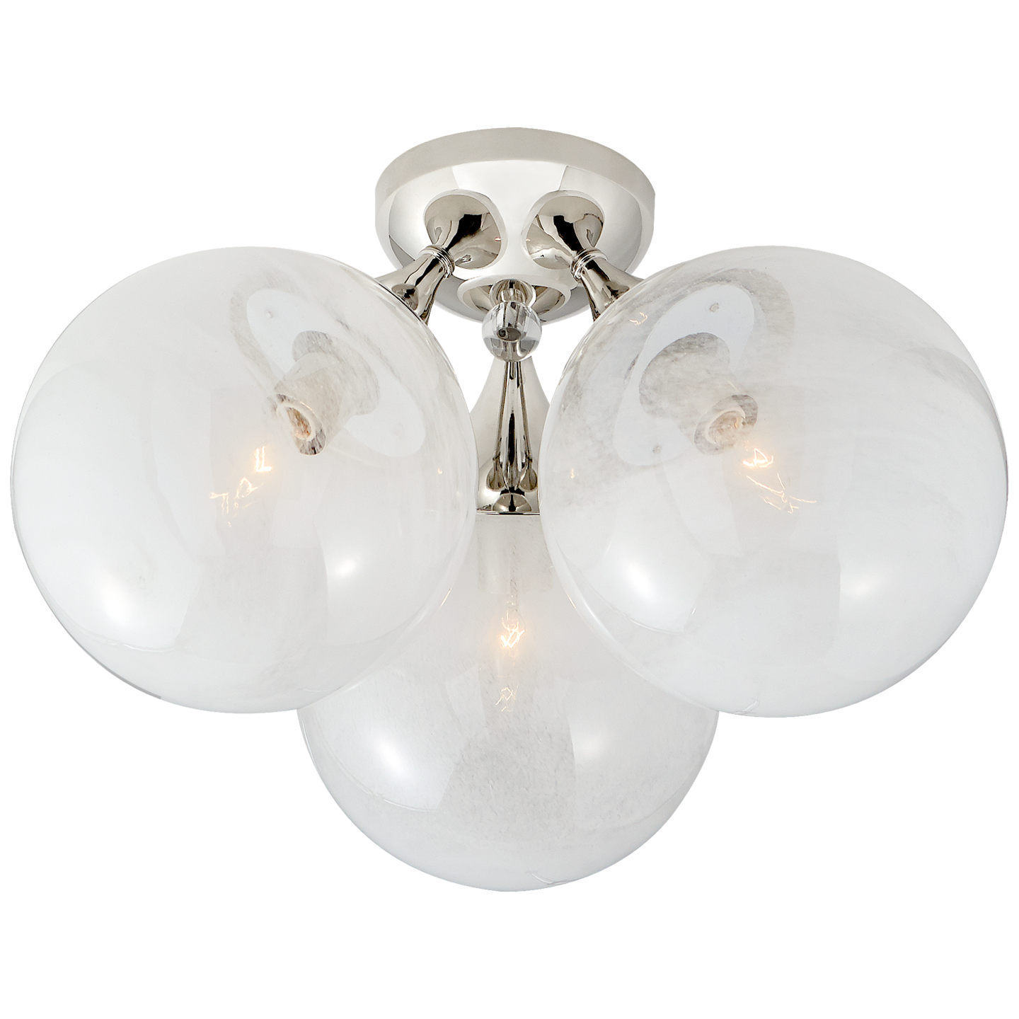 Visual Comfort Signature Cristol Large Triple Flush Mount