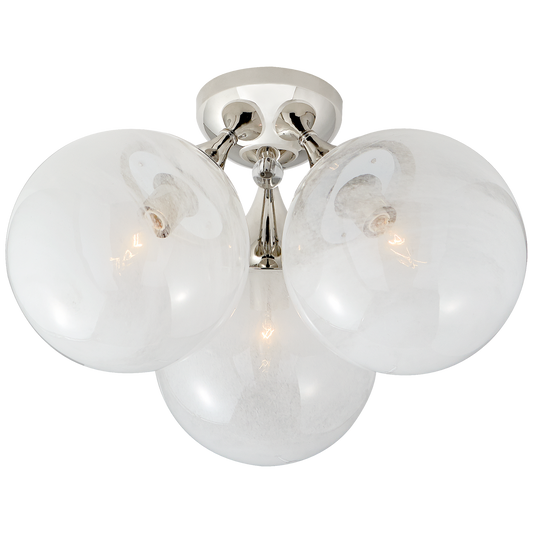 Visual Comfort Signature Cristol Large Triple Flush Mount