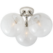Visual Comfort Signature Cristol Large Triple Flush Mount