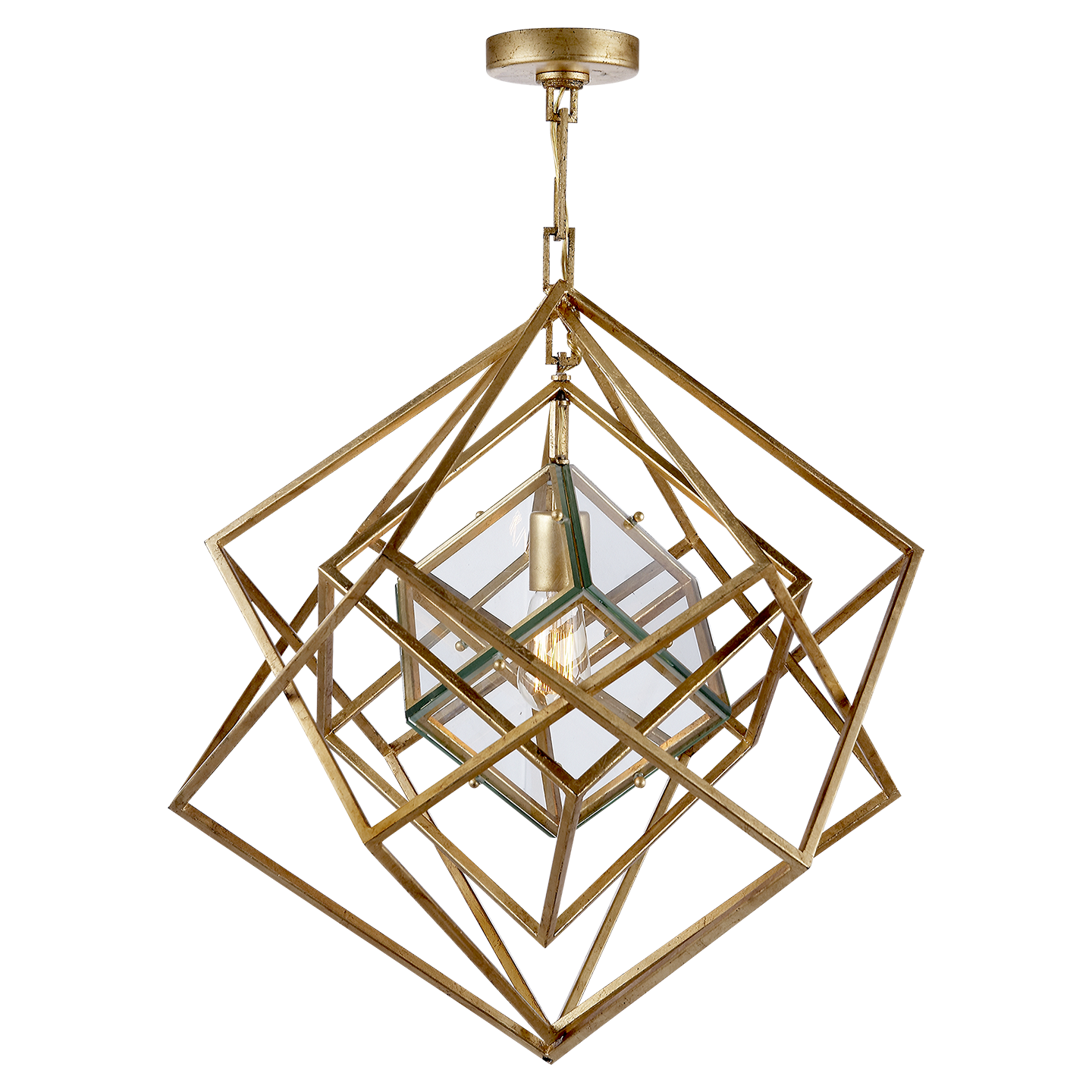 Visual Comfort Signature Cubist Small Chandelier