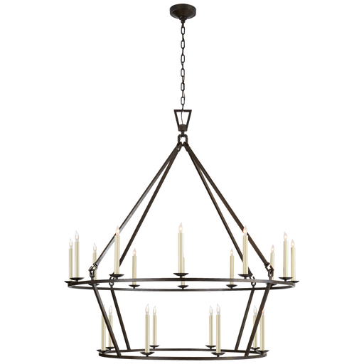 Visual Comfort Signature Darlana Extra Large Two-Tier Chandelier