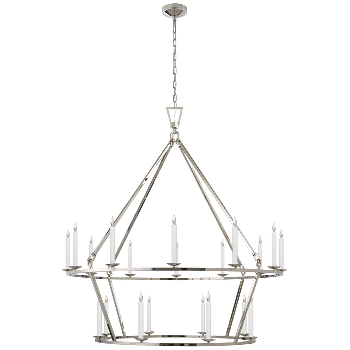 Visual Comfort Signature Darlana Extra Large Two-Tier Chandelier