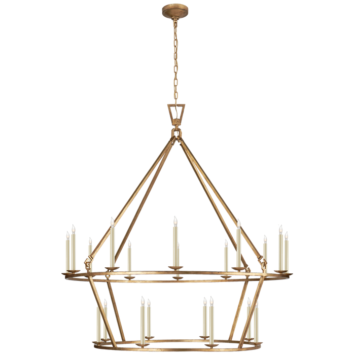 Visual Comfort Signature Darlana Extra Large Two-Tier Chandelier